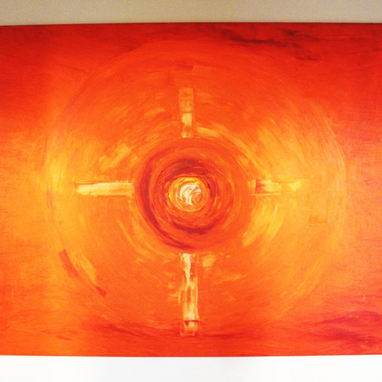 Acrylbild Taufkapelle