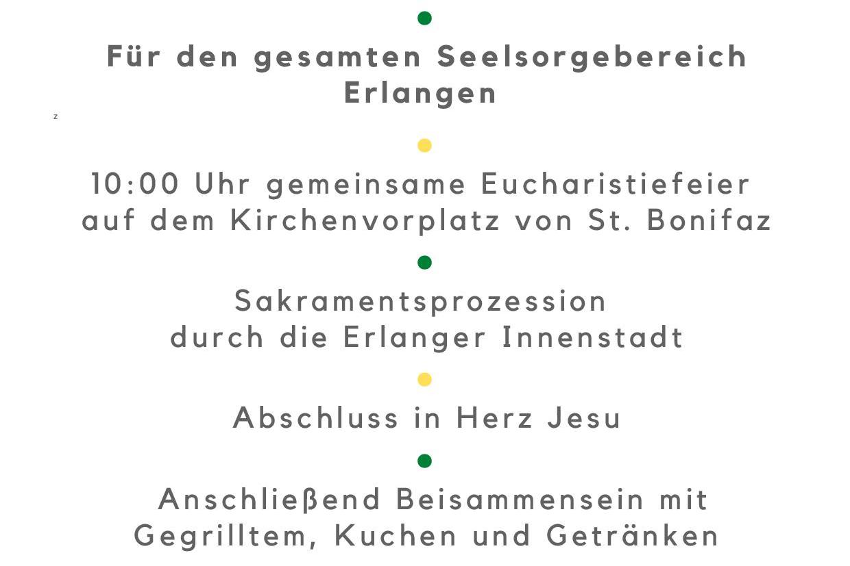 Fronleichnamsprozession 2023