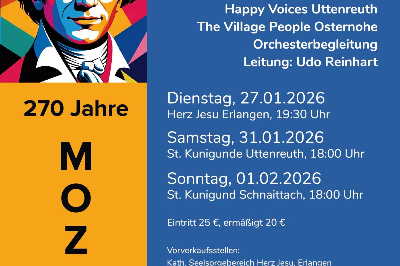 Happy Voices - Mozart 2026 (Plakat)