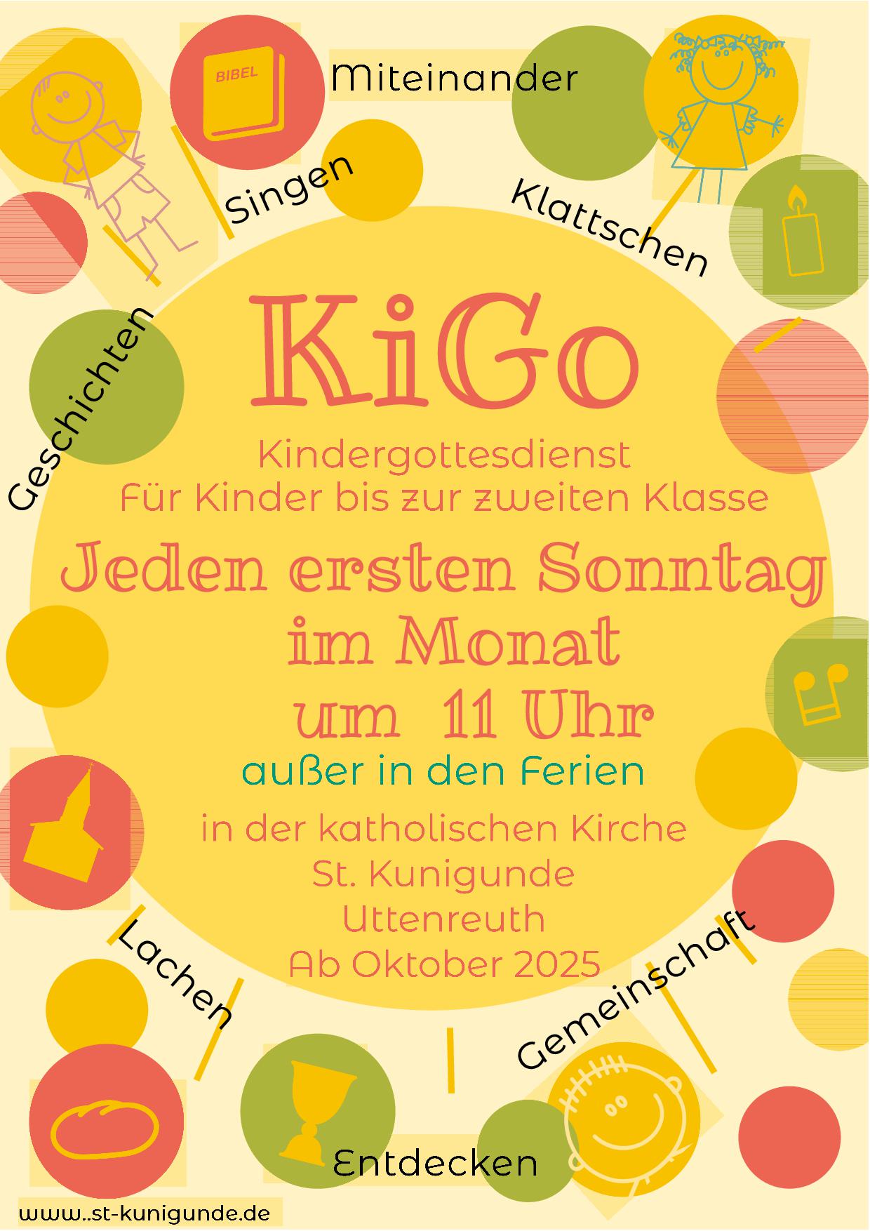 Kinderkirche Plakat 2025
