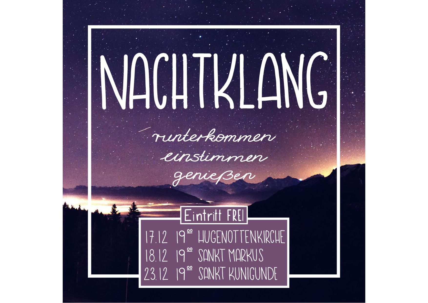 Nachtklang 2022 - Flyer 1