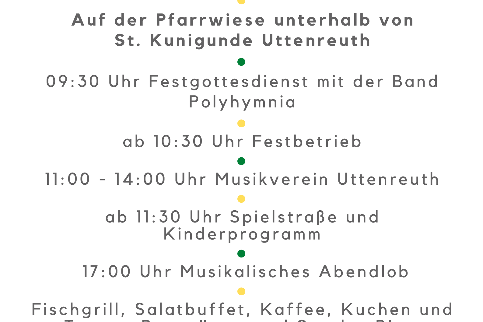 Pfarrfest 2024 Plakat