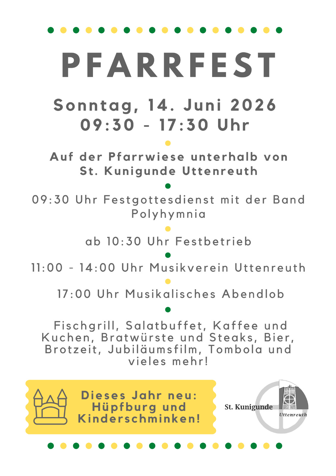 Programm Pfarrfest 2026