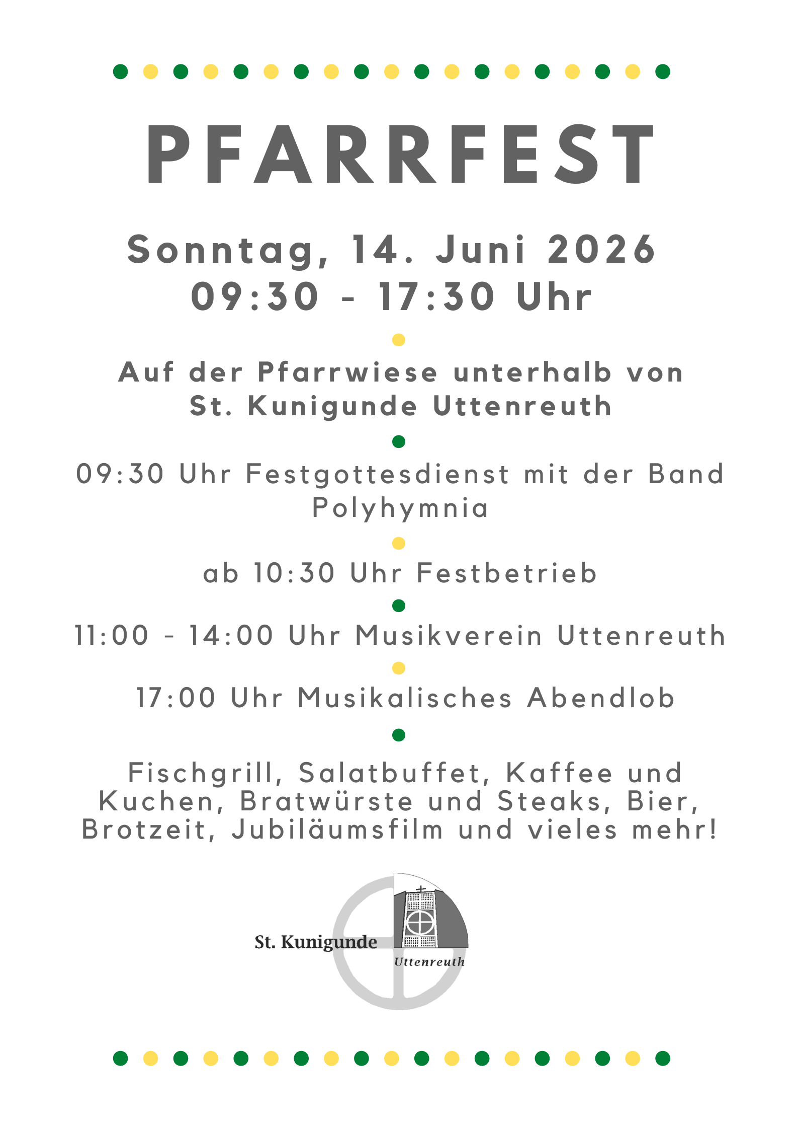 Pfarrfestplakat 2026