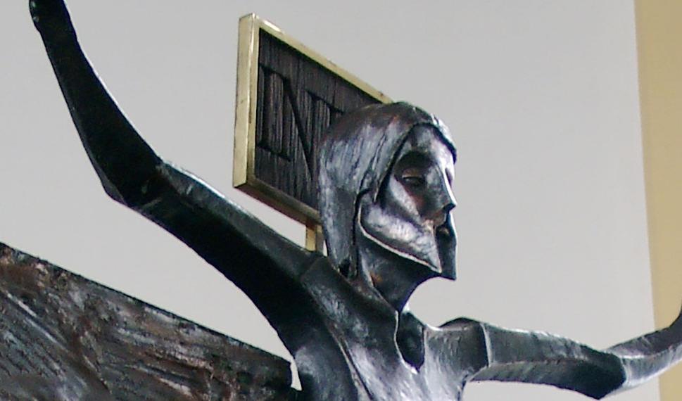 Slider mit Jesus-Figur aus der Kirche St. Kunigunde Uttenreuth mit Verlinkung zur Startseite