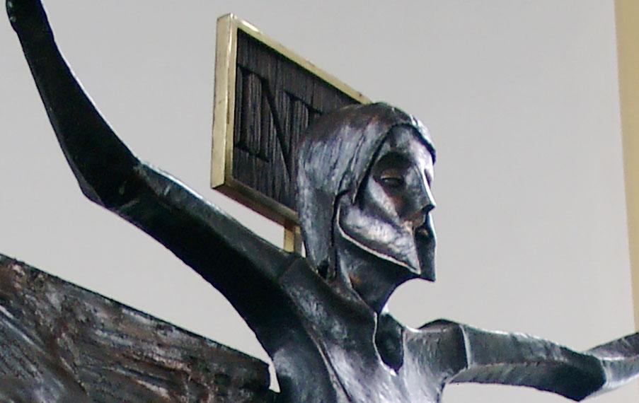 Slider mit Jesus-Figur aus der Kirche St. Kunigunde Uttenreuth mit Verlinkung zur Startseite